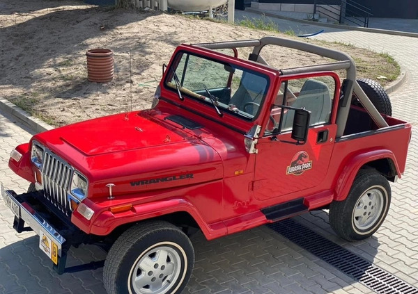 Jeep Wrangler cena 38900 przebieg: 195000, rok produkcji 1991 z Chęciny małe 7